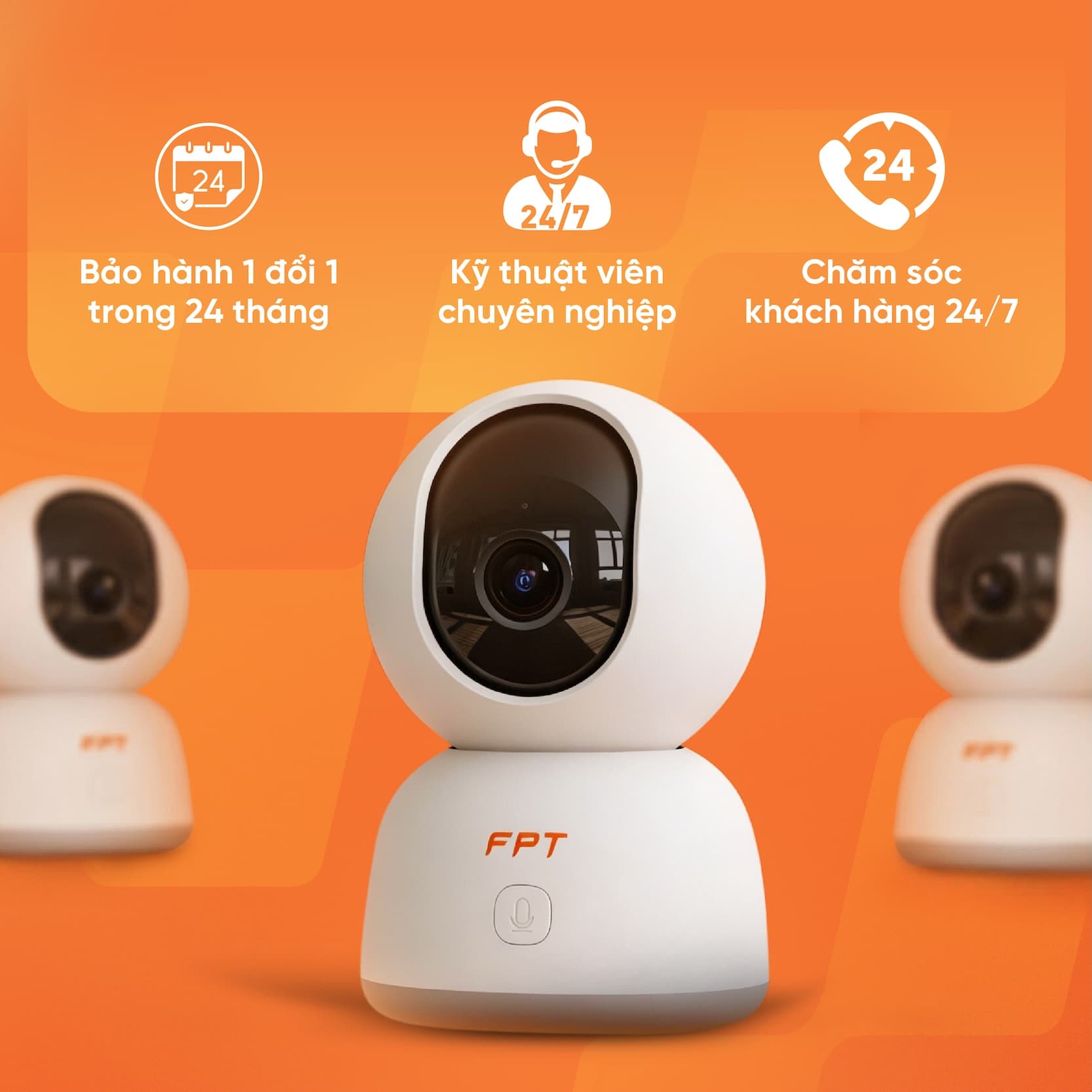 Combo 3 Camera (1 Trong - 2 Ngoài)